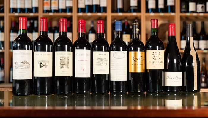 Bouteilles de vins rouges sélectionnées par La Tour des Vins
